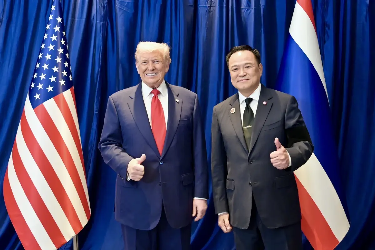 ชื่นมื่น ‘โดนัลด์ ทรัมป์’ สักขีพยาน ‘ไทย-กัมพูชา’ ลงนามสันติภาพ