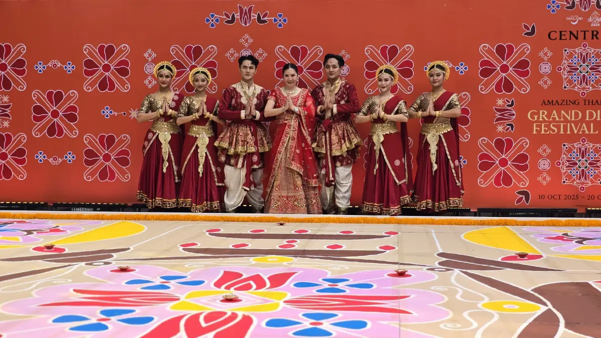 ฉลองเทศกาล 'ดิวาลี' ชม 'รังโกลี' ใหญ่สุดใน กทม. ต้อนรับปีใหม่ฮินดู