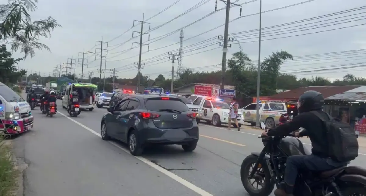 ด่วน อุบัติเหตุหมู่ ระยอง รถบัส ชน รถรับส่งนักเรียน ดับ 1 เจ็บอื้อ