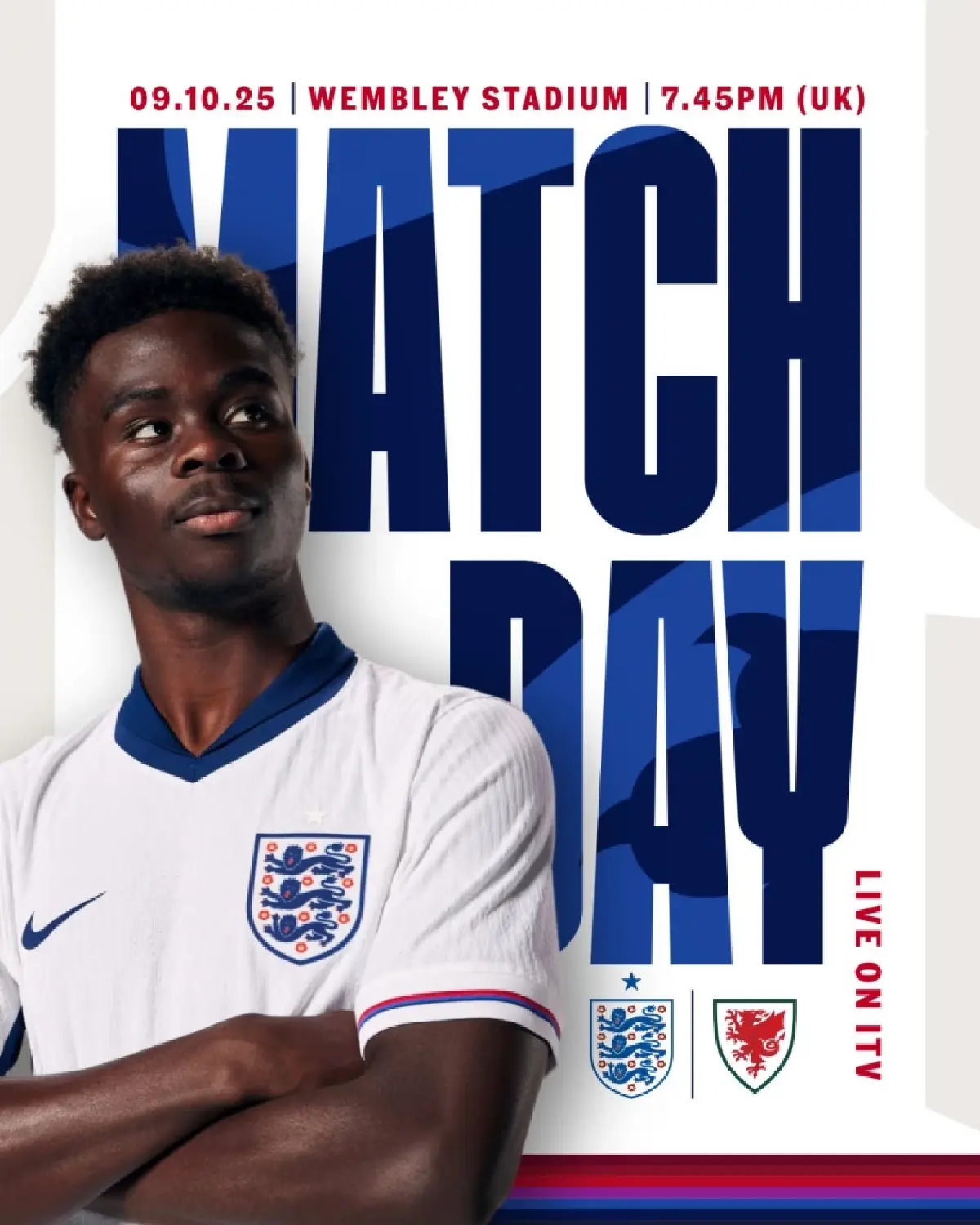 ดูบอลสด 'อังกฤษ พบ เวลส์' วิเคราะห์บอลวันนี้ กระชับมิตร ทีมชาติ