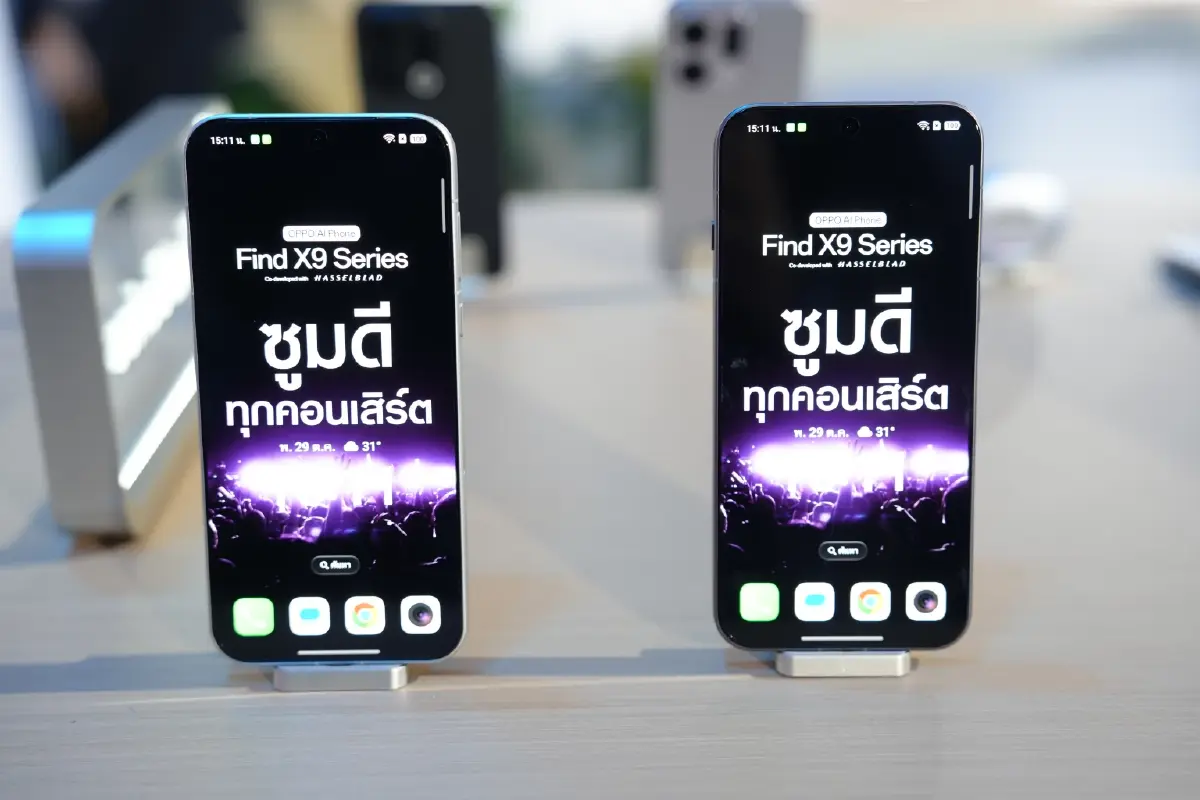 ท้าชนทุกคอนเสิร์ต! 'OPPO Find X9 Series' มือถือกล้องเทพ Hasselblad