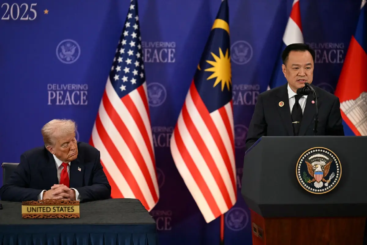 ด่วน! 'ไทย-กัมพูชา' ลงนามสันติภาพแล้ว ทรัมป์เป็นประธาน อันวาร์เป็นสักขีพยาน