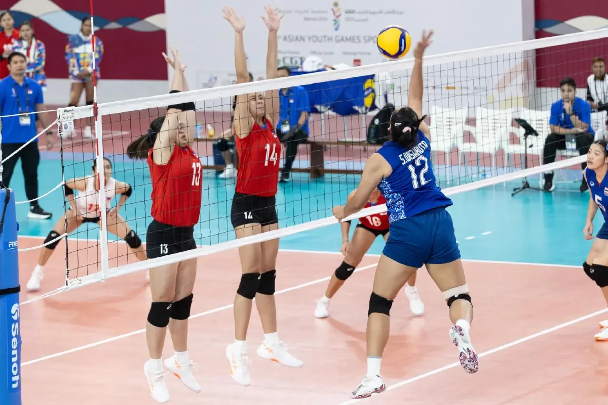 LIVE ดูสด 'ไทย พบ ฮ่องกง' ถ่ายทอดสดวอลเลย์บอลหญิง เอเชียนยูธเกมส์ 2025