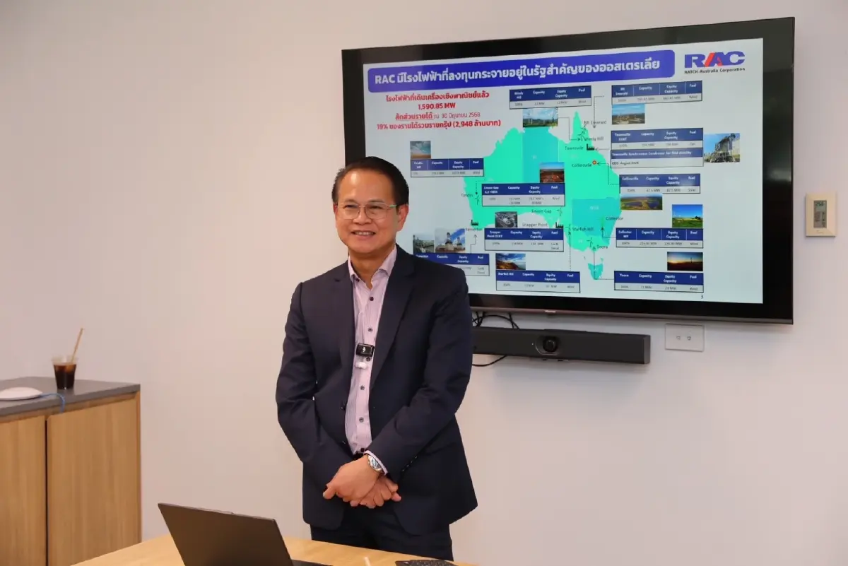 ราช กรุ๊ป เร่งเครื่องลงทุนพลังงานสะอาด ดัน RAC ออสเตรเลีย สร้างรายได้ยั่งยืน