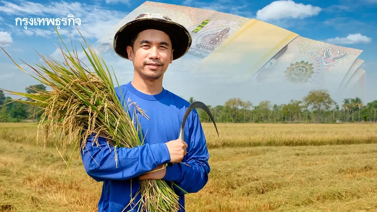เงินเข้าแล้ว ธกส. โอนเงินช่วยเหลือชาวนา ไร่ละ 1000 สูงสุด 10000 บาท