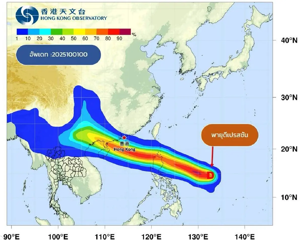 กรมอุตุ ประกาศจับตาเส้นทางพายุลูกใหม่ ผลกระทบสภาพอากาศเมืองไทย