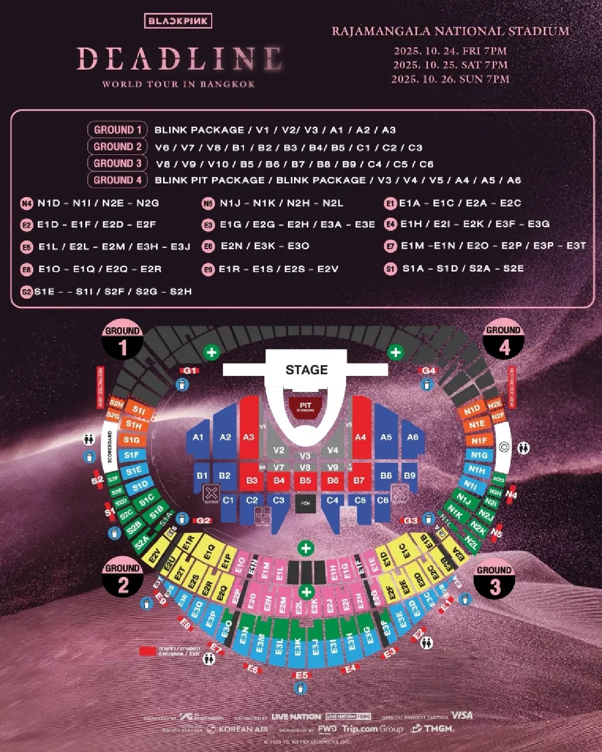 ดูเส้นทาง ไปคอนเสิร์ตวันนี้ BLACKPINK ราชมัง ชาว BLINK ได้เจอลิซ่า