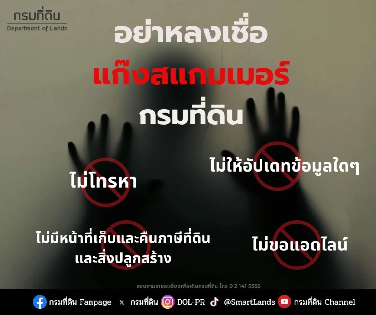 กรมที่ดิน ย้ำชัด กรณีการเก็บและคืนภาษีที่ดินและสิ่งปลูกสร้าง