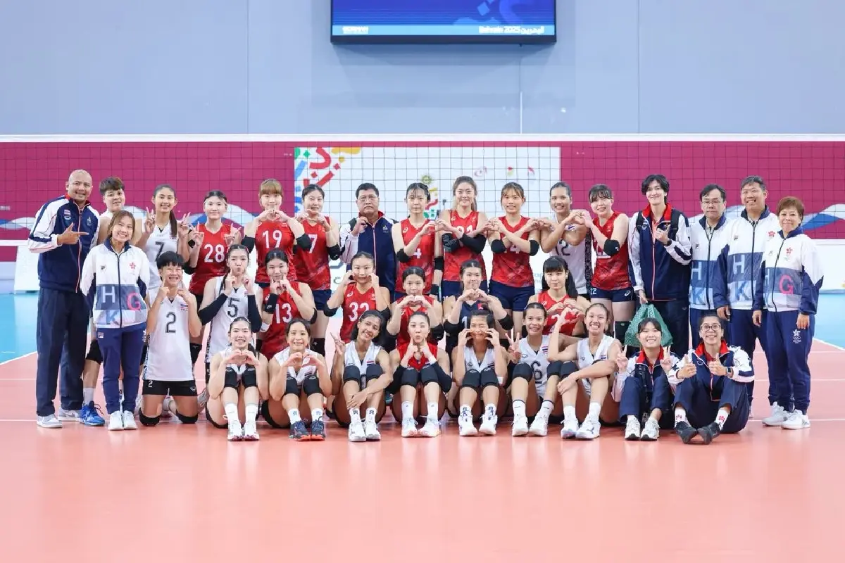 LIVE ถ่ายทอดสดวอลเลย์บอลหญิง ทีมชาติไทย พบ จีน Asian Youth Games 2025 ดูสด