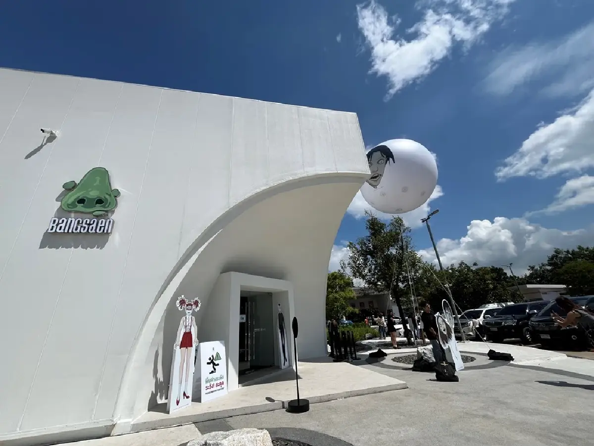 Nose Tea แปลงโฉมสาขาบางแสนด้วยลายเส้นมังงะสยองขวัญ Junji Ito