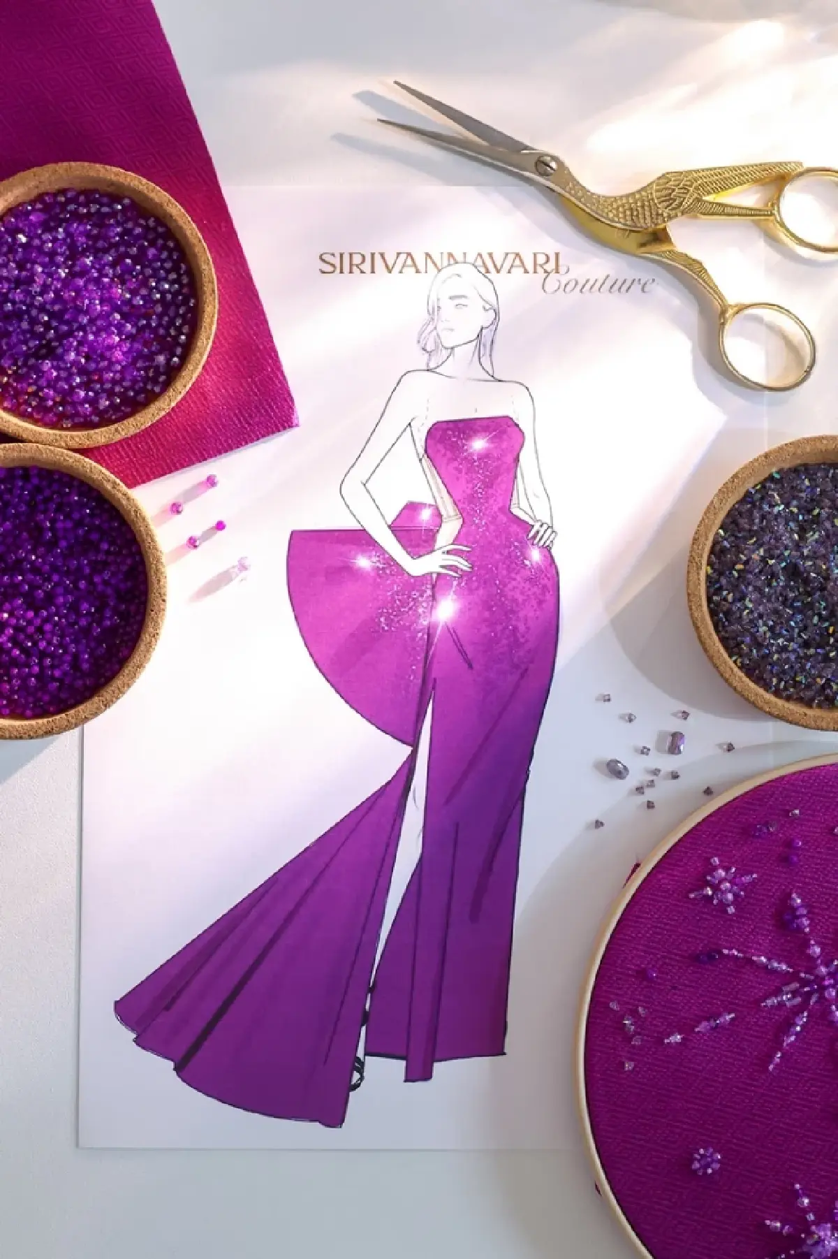 Mariah Carey ฟินาเล่ด้วยชุดเดรสผ้าไหมไทย SIRIVANNAVARI Couture