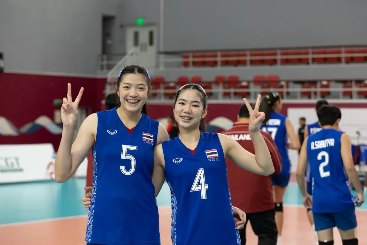 LIVE ดูสด 'ไทย พบ ฮ่องกง' ถ่ายทอดสดวอลเลย์บอลหญิง เอเชียนยูธเกมส์ 2025