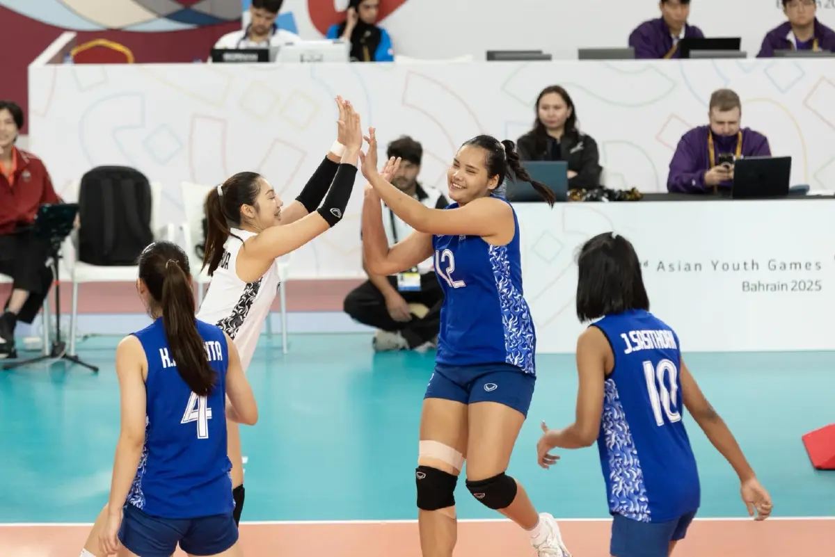 LIVE ดูสด 'ไทย พบ ฮ่องกง' ถ่ายทอดสดวอลเลย์บอลหญิง เอเชียนยูธเกมส์ 2025