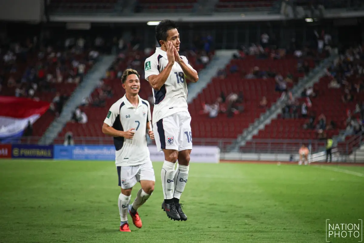 ผลบอล ทีมชาติไทย ชนะ ไชนีส ไทเป 2-0 ศึก เอเชียน คัพ 2027 รอบคัดเลือก นัดที่สาม