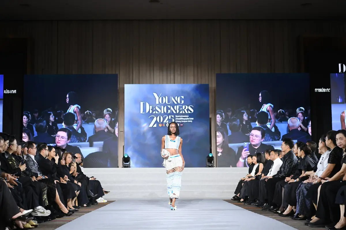ชุดว่ายน้ำผ้าไทย! ผลงานคว้าแชมป์ 'Young Designer 2025'