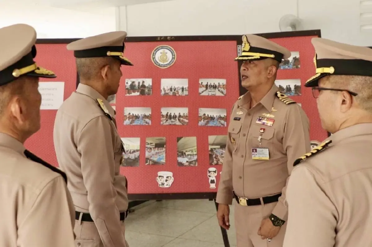 เจ้ากรม ยศ.ทร. ตรวจเยี่ยมศูนย์ฝึกทหารใหม่ ดูความพร้อมปฏิบัติงาน