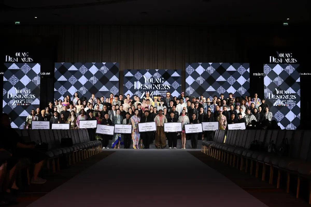 ชุดว่ายน้ำผ้าไทย! ผลงานคว้าแชมป์ 'Young Designer 2025'