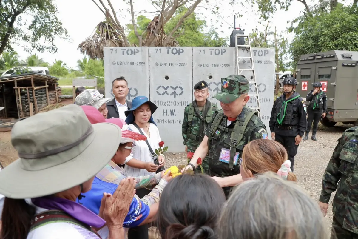 อัพเดทล่าสุด สถานการณ์บ้านหนองจาน-หนองหญ้าแก้ว ส่ง คฝ.1 กองร้อย ดูแล