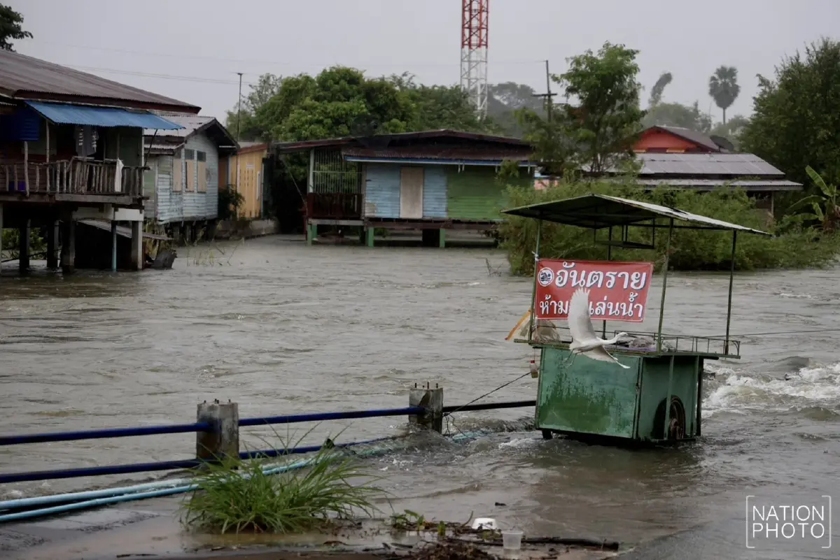 เปิดภาพ น้ำท่วมโพธิ์ประทับช้าง จ.พิจิตร นานเกือบเดือน ชาวบ้านเดือดร้อนหนัก