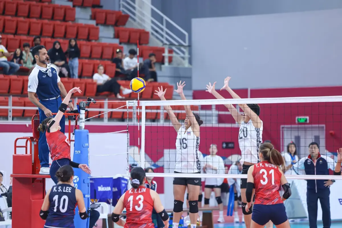 LIVE ถ่ายทอดสดวอลเลย์บอลหญิง ทีมชาติไทย พบ จีน Asian Youth Games 2025 ดูสด