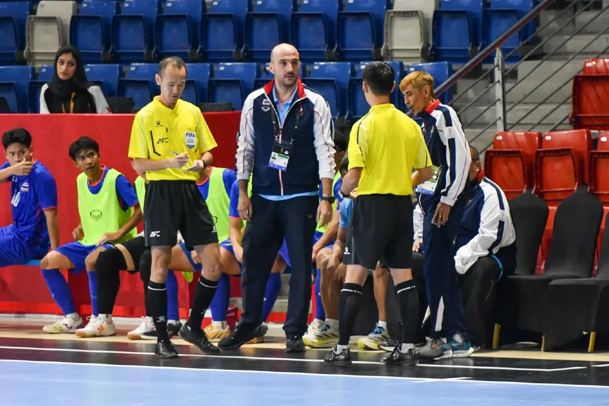 LIVE ดูบอลสด ฟุตซอลชาย U16 'ไทย พบ อุซเบกิสถาน' Asian Youth Games 2025