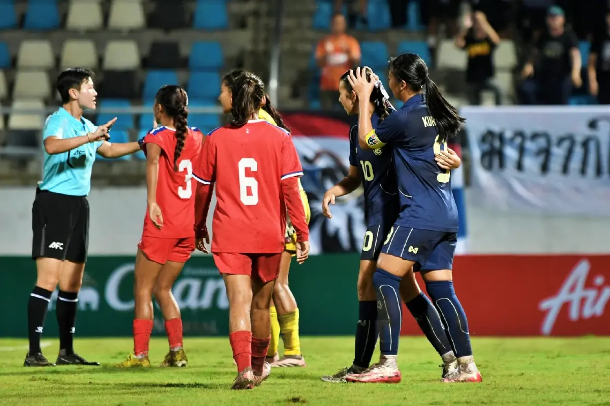 ผลบอล ฟุตบอลหญิงไทย U17 ชนะ เนปาล 12-0 เข้ารอบสุดท้าย ชิงแชมป์เอเชีย