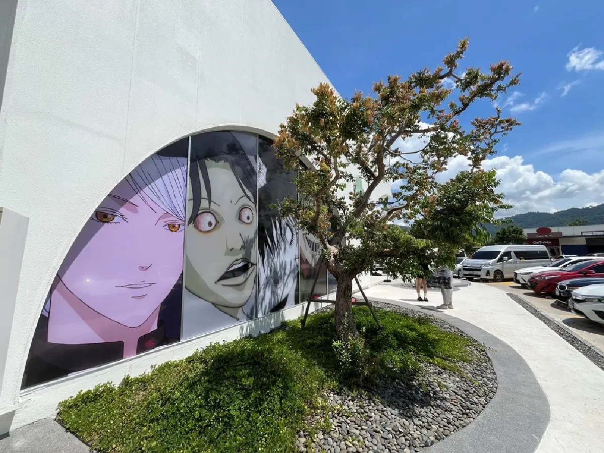 Nose Tea แปลงโฉมสาขาบางแสนด้วยลายเส้นมังงะสยองขวัญ Junji Ito