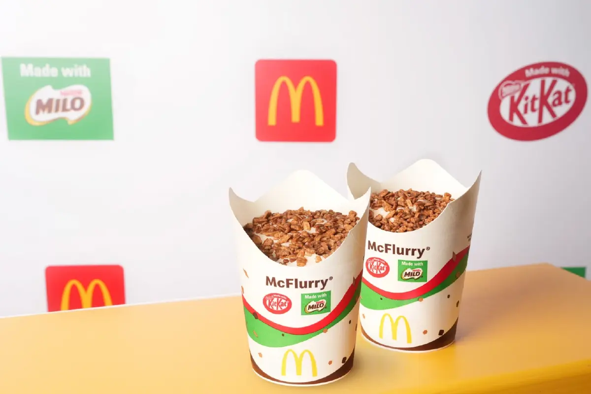 แมคโดนัลด์-เนสท์เล่ รวมพลังความอร่อยกับ 'แมคเฟลอร์รี Made with คิทแคท & ไมโล'