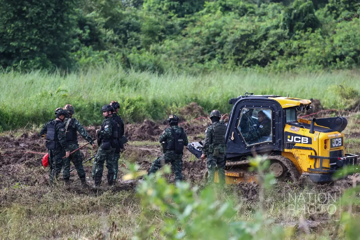 'กองกำลังบูรพา' เร่งเคลียร์ทุ่นระเบิด 'บ้านหนองหญ้าแก้ว'