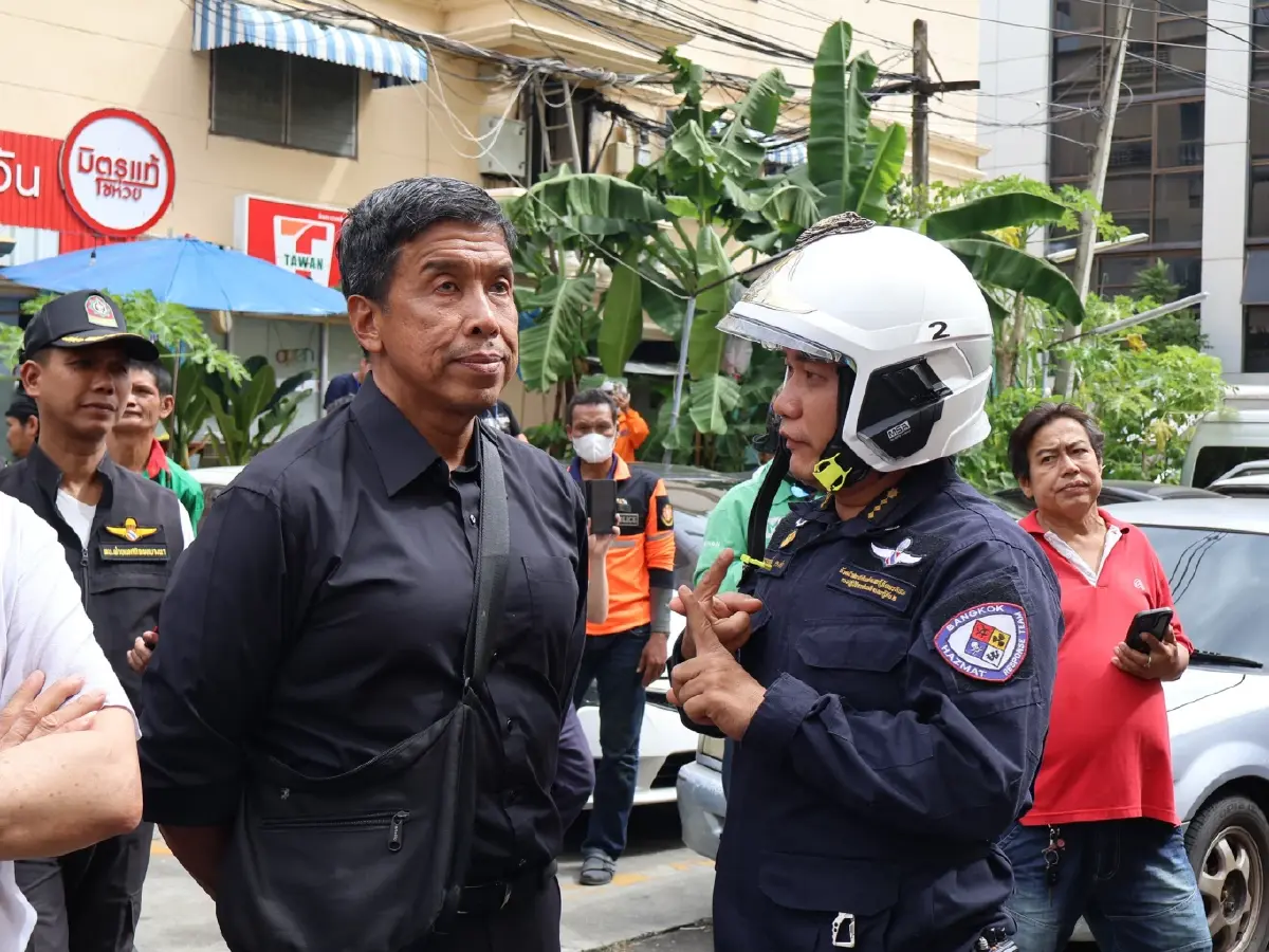 คืบหน้า ไฟไหม้โรงแรมดัง อุดมสุข 17 คนตกตึก เสียชีวิต เร่งดับเพลิง