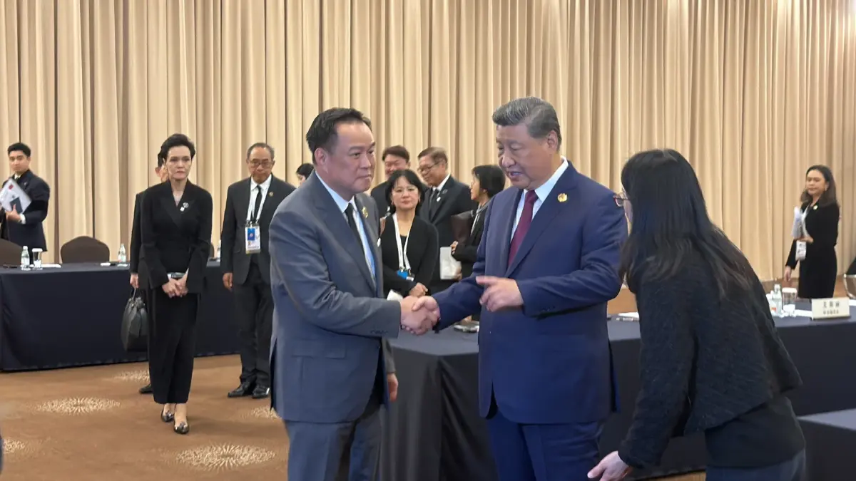 ‘อนุทิน’ หารือทวิภาคี ‘สี จิ้นผิง’ ระหว่างร่วมประชุมผู้นำเอเปค