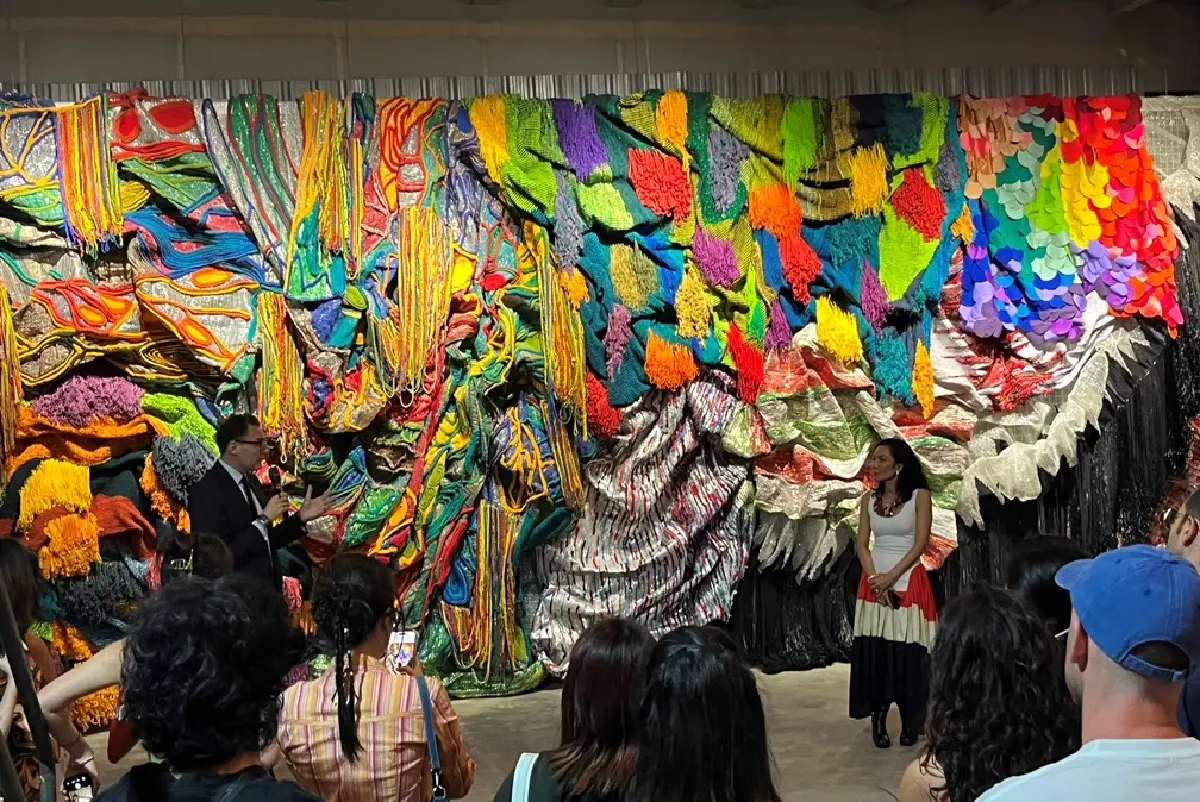 เพลินจันทร์ วิญญรัตน์ งานศิลปะจัดวางเพื่อความยั่งยืนชิ้นล่าสุด