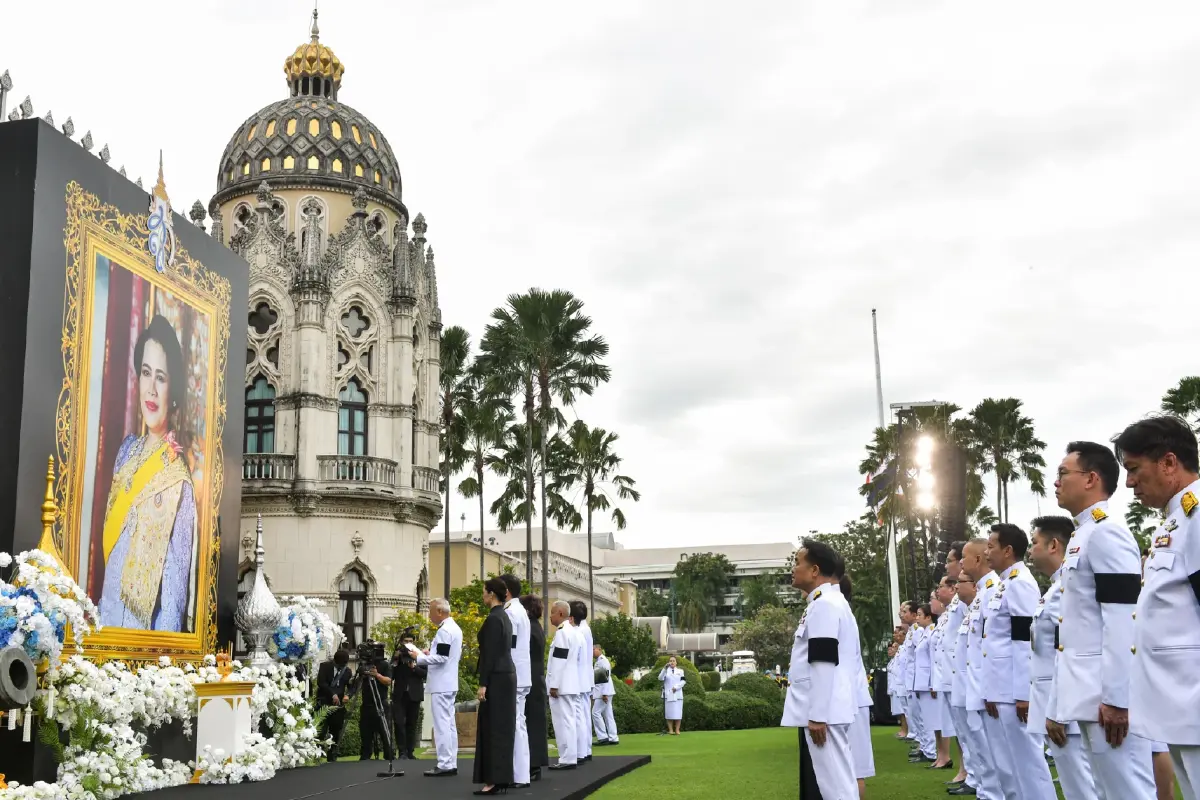 ‘รัฐบาล’ จัดพิธีบำเพ็ญกุศลสัตตมวาร ‘สมเด็จพระพันปีหลวง’