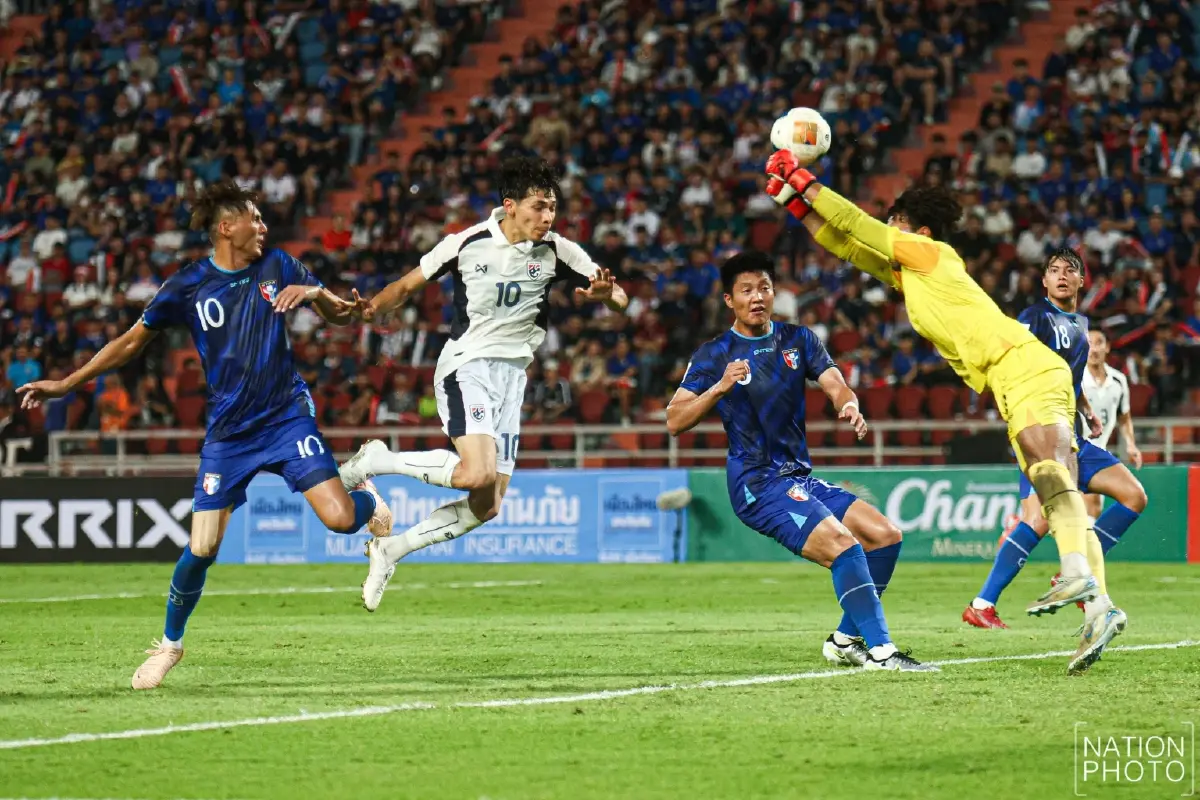 ผลบอล ทีมชาติไทย ชนะ ไชนีส ไทเป 2-0 ศึก เอเชียน คัพ 2027 รอบคัดเลือก นัดที่สาม