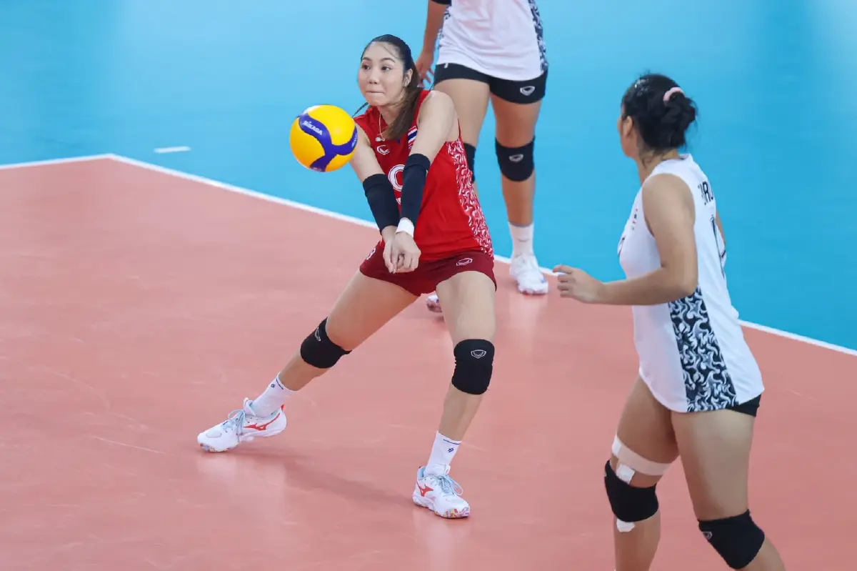 LIVE ถ่ายทอดสดวอลเลย์บอลหญิง ทีมชาติไทย พบ จีน Asian Youth Games 2025 ดูสด