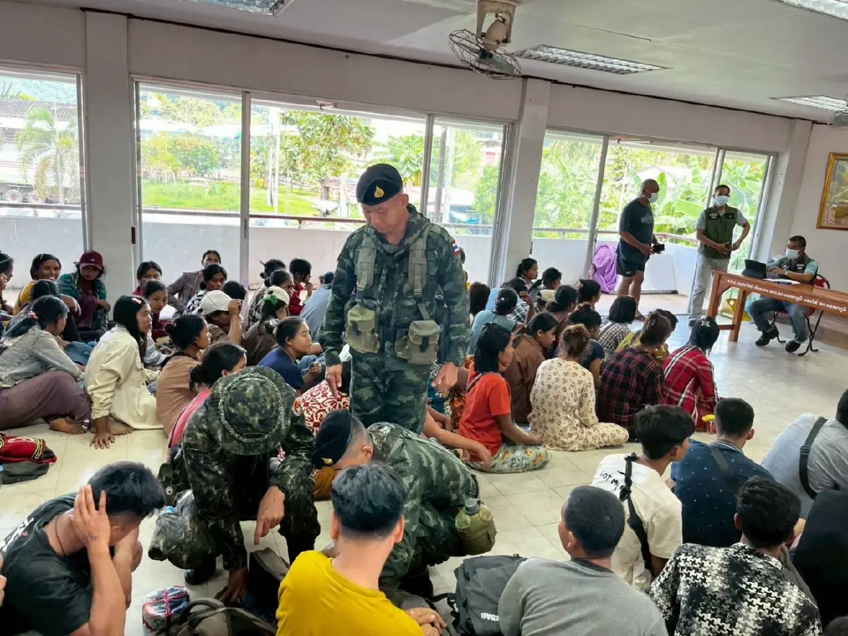 กกล.สุรสีห์ รวบแรงงานเมียนมา 162 ชีวิต ค่าหัวพุ่ง 6.5 หมื่น