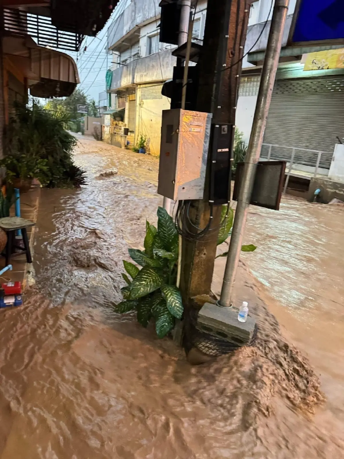 ฝาง-แม่อาย เชียงใหม่ น้ำท่วมหนักสุด น้ำเกินวิกฤตแดง ระวังดินถล่ม