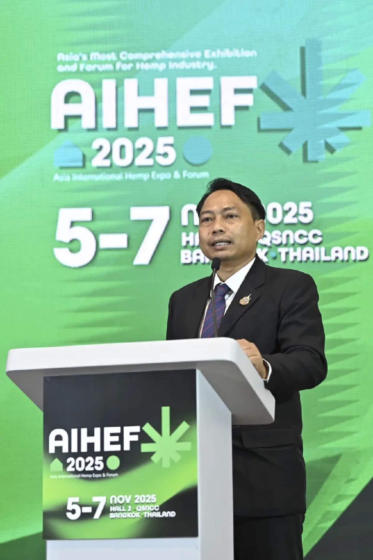 AIHEF 2025 จุดกระแส! ไทยพร้อมลุย กัญชง–กัญชา–กระท่อม
