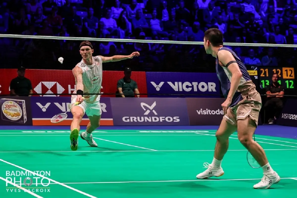 วิว กุลวุฒิ สู้สุดใจ พ่ายเจ้าถิ่น 'วิคเตอร์ อเซลเซ่น' Denmark Open