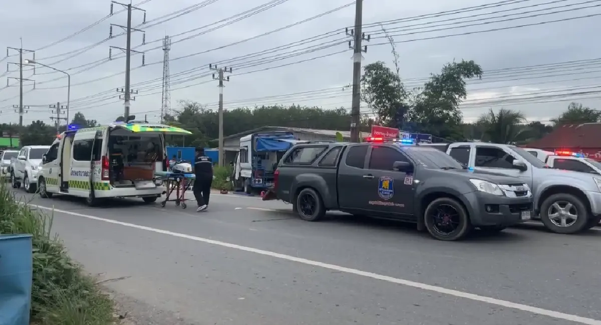 ด่วน อุบัติเหตุหมู่ ระยอง รถบัส ชน รถรับส่งนักเรียน ดับ 1 เจ็บอื้อ