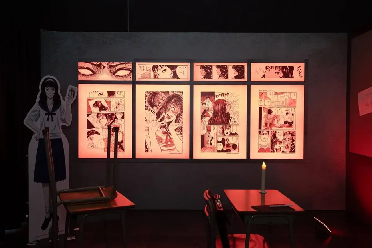 Nose Tea แปลงโฉมสาขาบางแสนด้วยลายเส้นมังงะสยองขวัญ Junji Ito