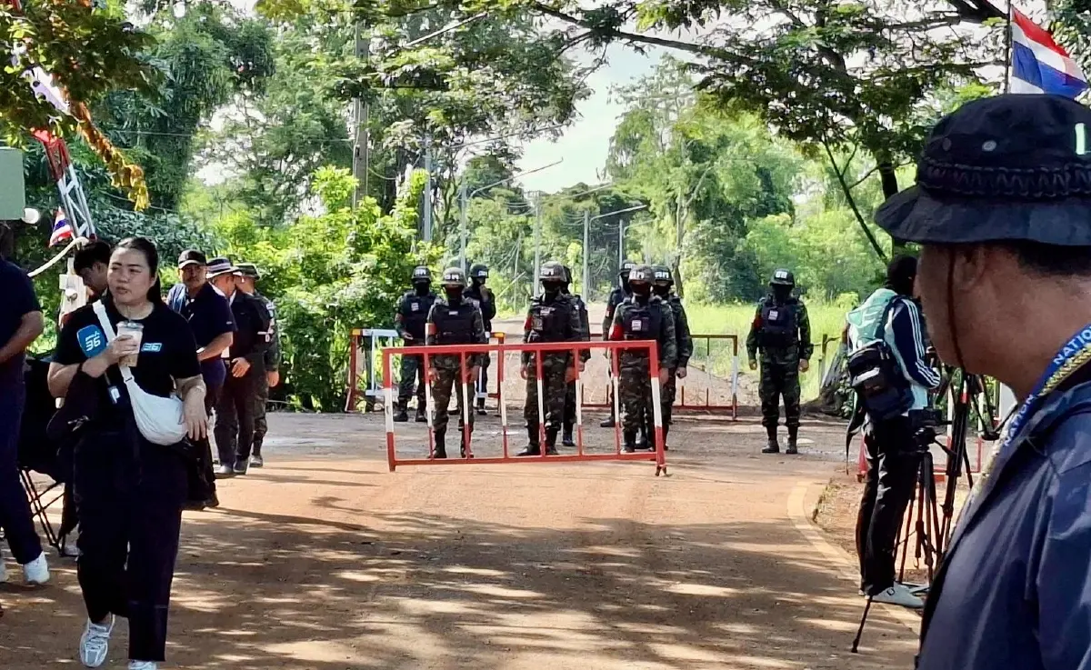 อัพเดทล่าสุด สถานการณ์บ้านหนองจาน-หนองหญ้าแก้ว ส่ง คฝ.1 กองร้อย ดูแล