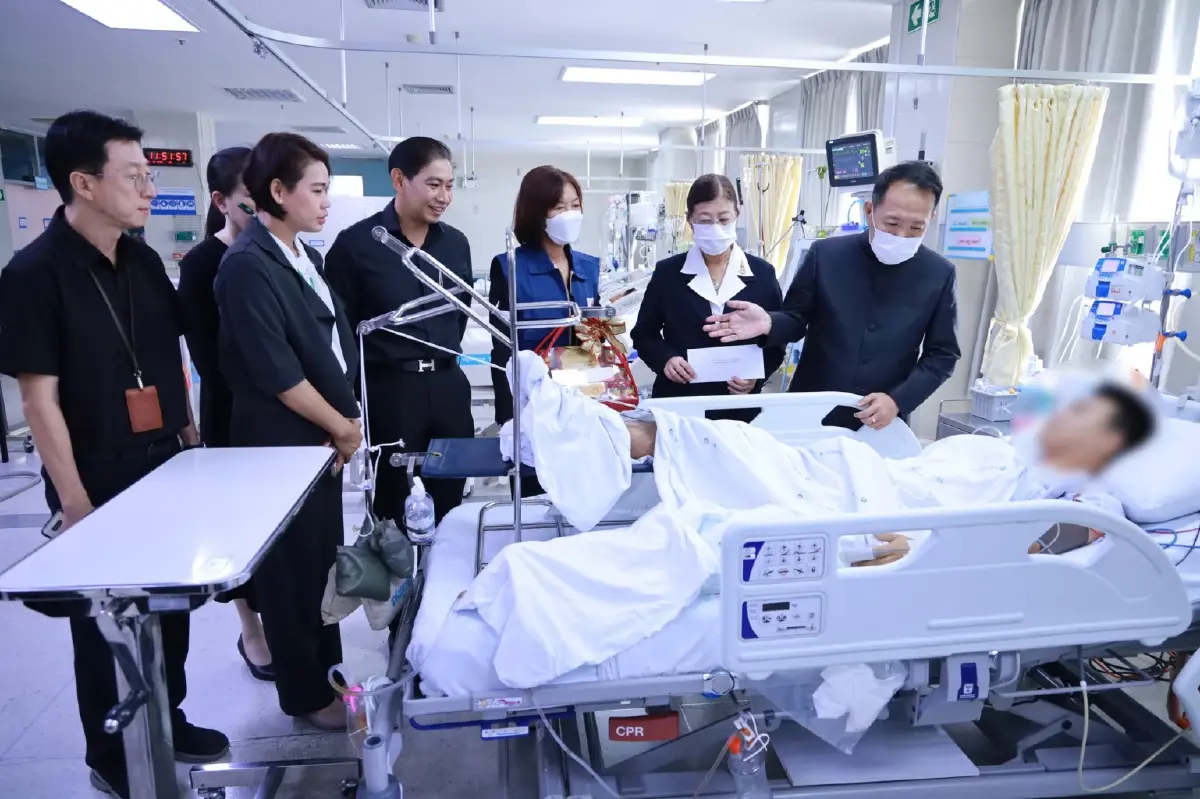 ด่วน! ผู้ว่าฯ ชลบุรี รุดเยี่ยม 2 กรณีเจ็บสาหัส ข่าวดังทุกข์ของชาวบ้าน