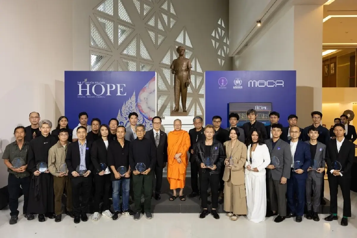 UNHCR จับมือ MOCA Bangkok จัดศิลปะคอนเซปต์ HOPE เพื่อผู้ลี้ภัย #3