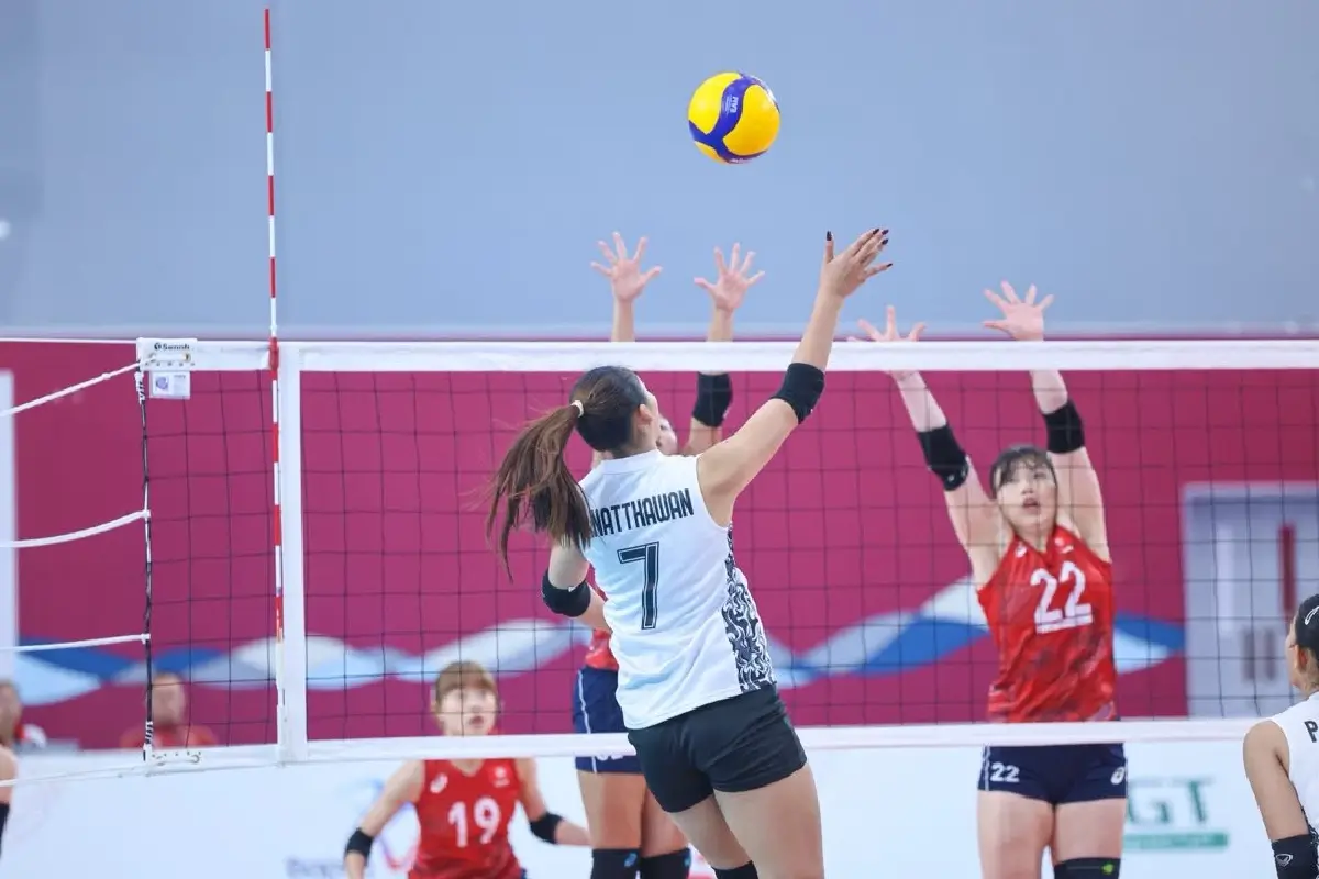 LIVE ถ่ายทอดสดวอลเลย์บอลหญิง ทีมชาติไทย พบ จีน Asian Youth Games 2025 ดูสด