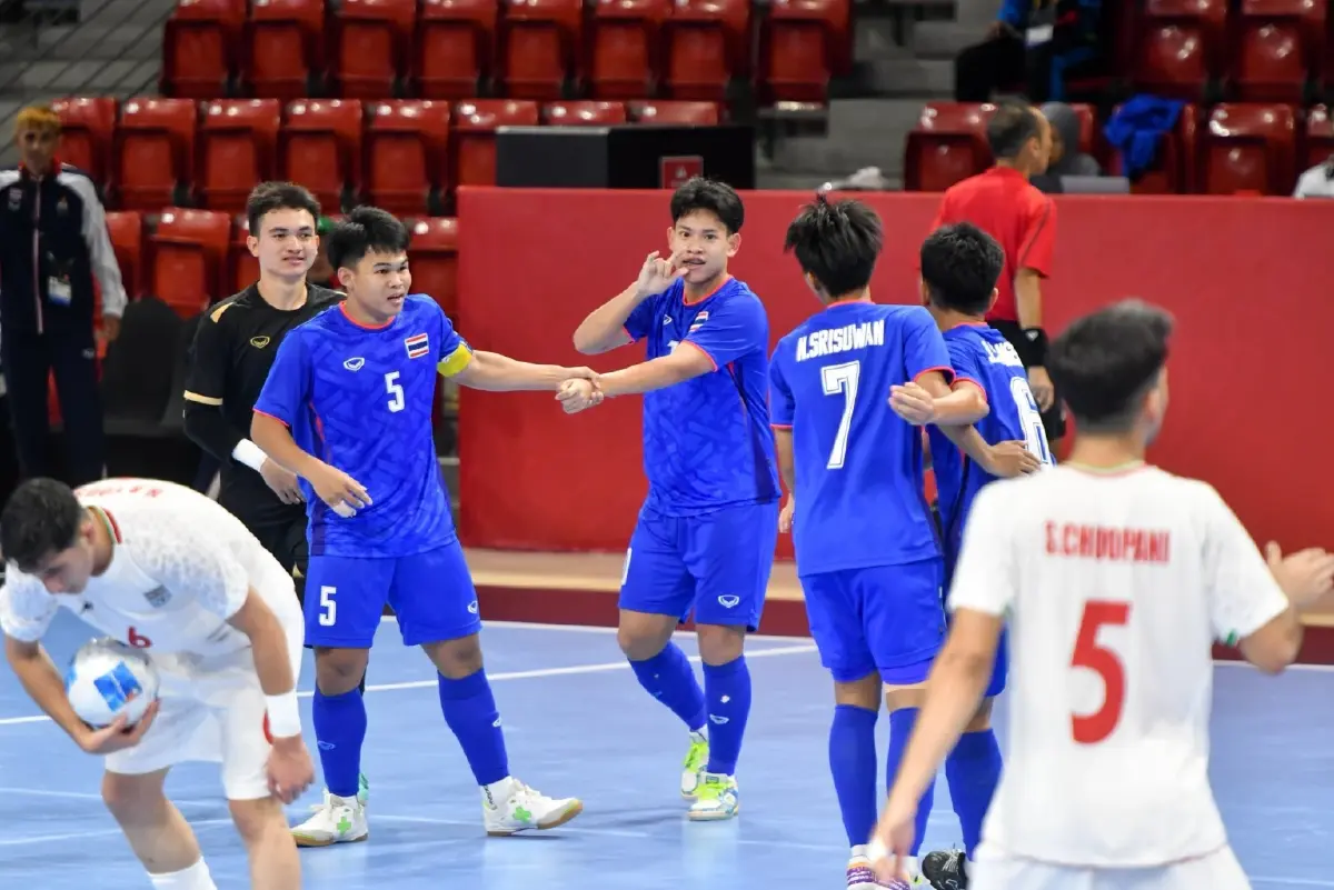 LIVE ดูบอลสด ถ่ายทอดสดฟุตซอล U16 ไทย พบ อัฟกานิสถาน Asian Youth Games