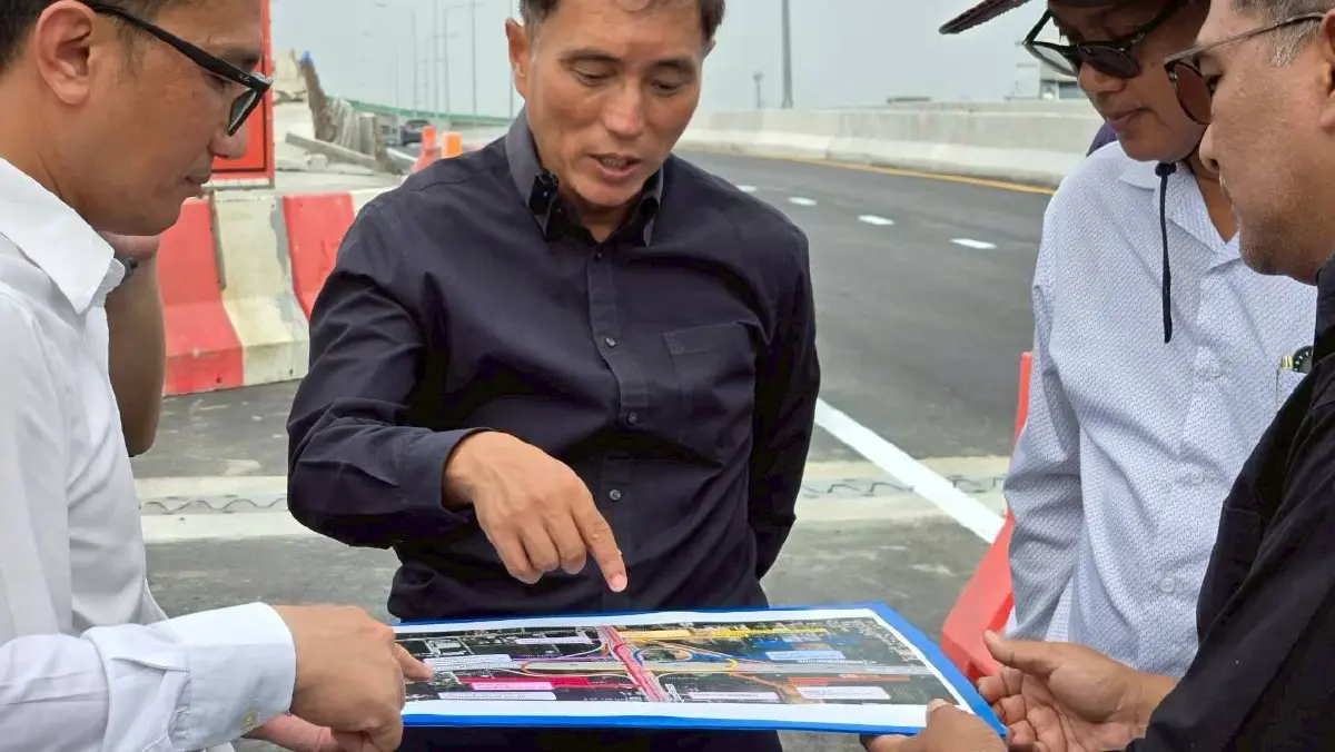 เปิดแล้ว สะพานยกระดับ ถ.พุทธมณฑลสาย 2 - สาย3 มุ่งหน้าถนนบรมราชชนนี