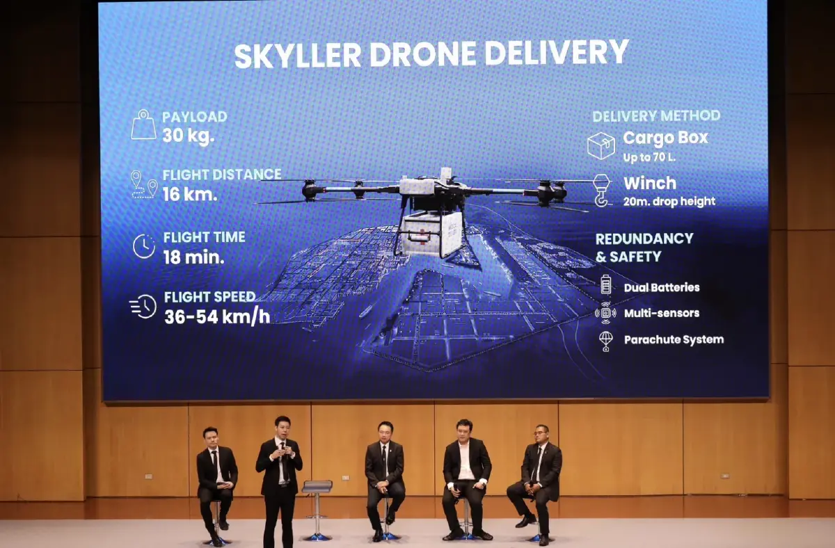 เอ็นที ผนึก CAAT เปิดยุคใหม่ 'ขนส่งทางอากาศด้วยโดรน' ยกระดับไทยสู่สมาร์ตเนชั่น