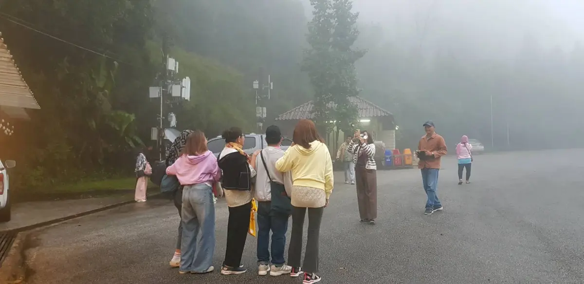 หนาวแล้ว ดอยอินทนนท์ 11°C หมอกลงจัด นักท่องเที่ยวฟินก่อนวันหยุด