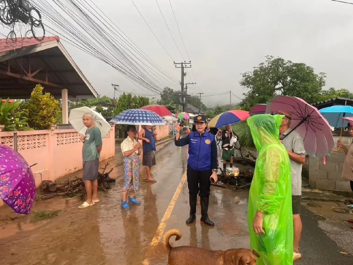 ฝาง-แม่อาย เชียงใหม่ น้ำท่วมหนักสุด น้ำเกินวิกฤตแดง ระวังดินถล่ม